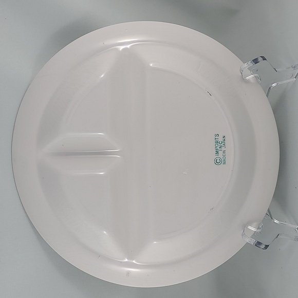 rare 1960s YUM-EE-YUM Imports Inc Japan Children's Divided Plate - Picture 5 of 9